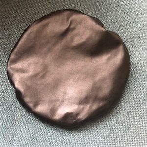 Zara faux leather beret